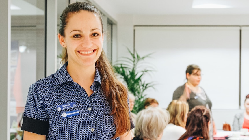 Rachael Teys is one of the youngest members of the Brisbane City Night branch.