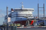 Spirit of Tasmania II docked in Melbourne.