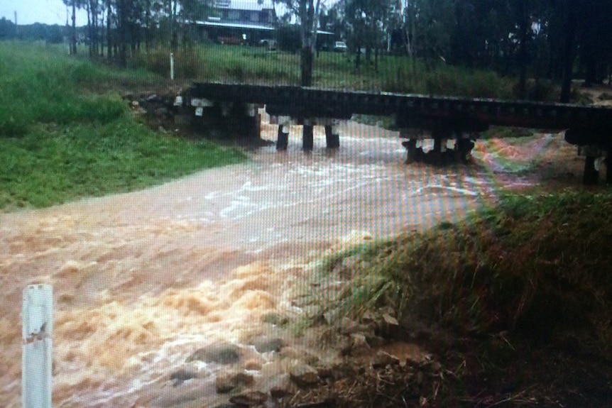 Floodwaters at Tolga