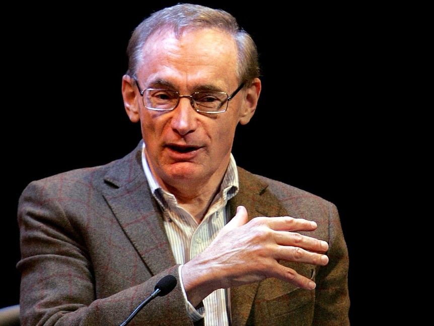 Bob Carr speaks during the Sydney Writers Festival.