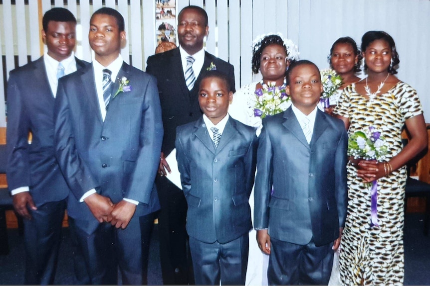 The Folly Family, at a wedding in Ballarat, in 2012