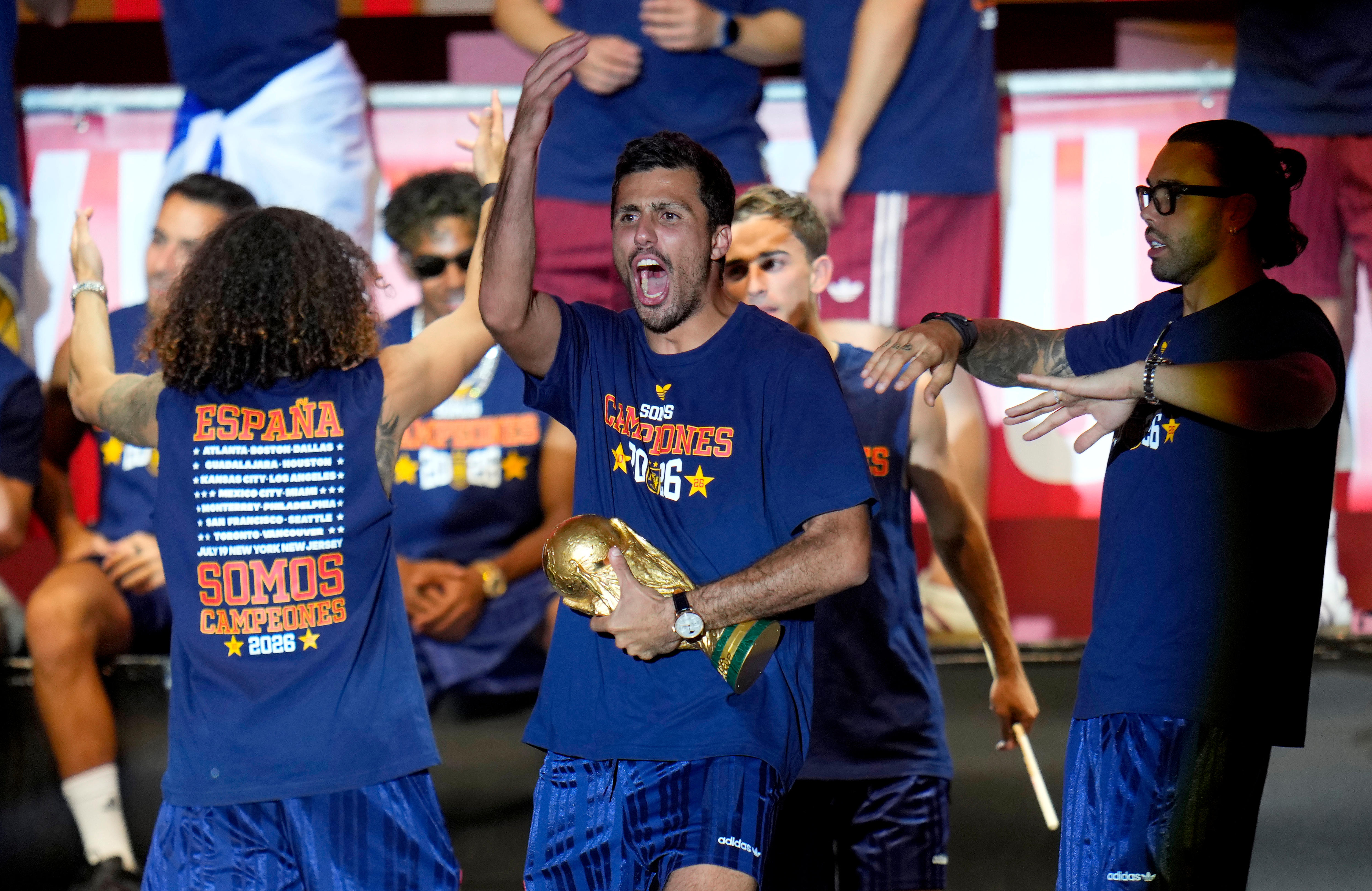 Millions greet Spain's WC heroes as FIFA probes ugly post-match fights