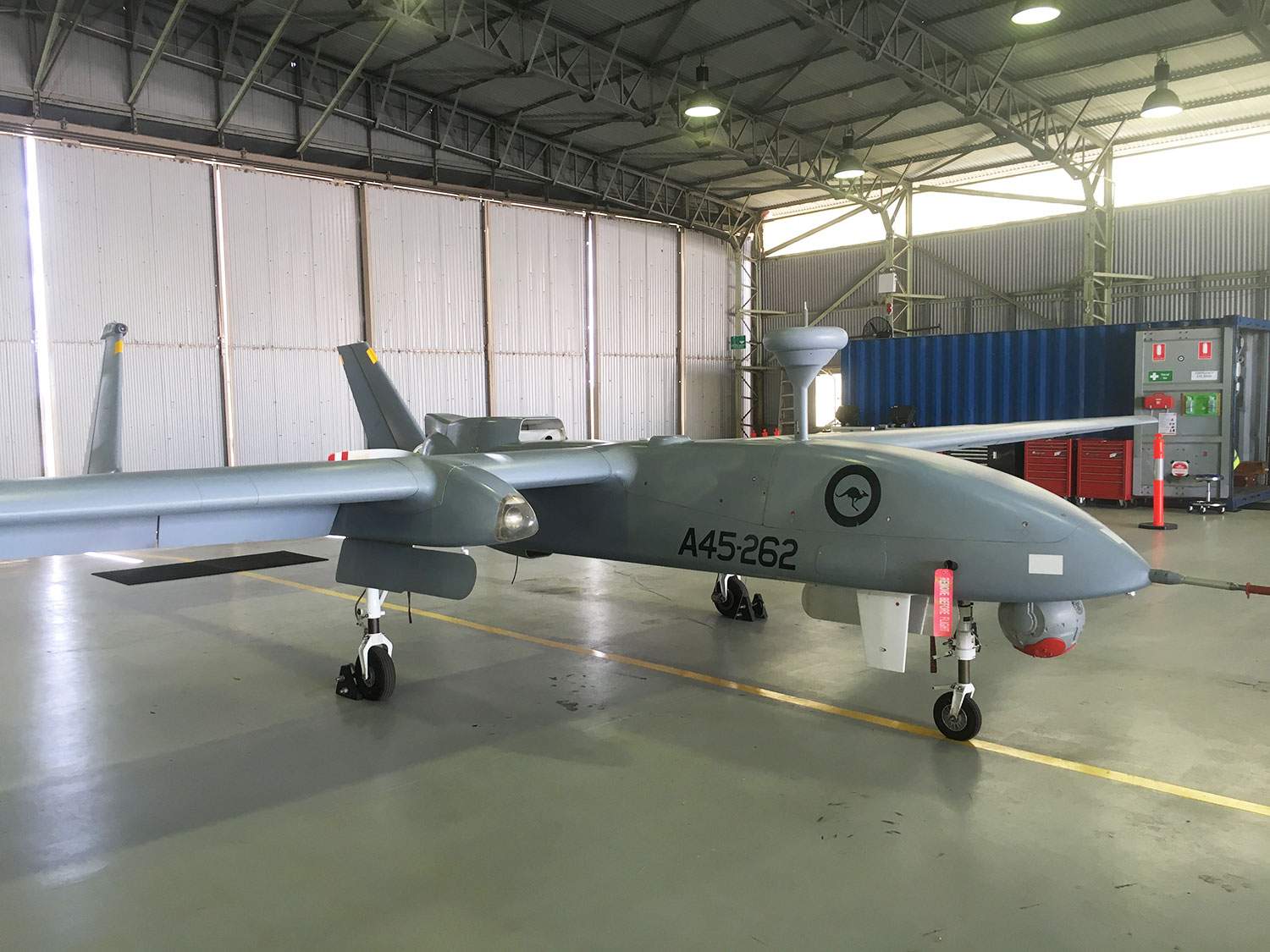 Heron unmanned aircraft arrives at RAAF base at Amberley as training ...