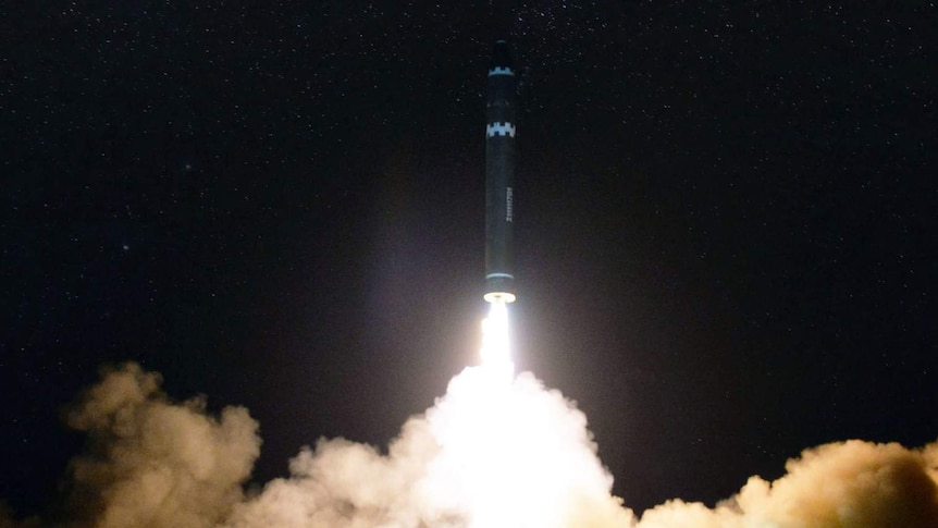 Hwasong-15 fired by the North Korean Government