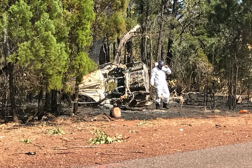 A crashed car at Litchfield National Park