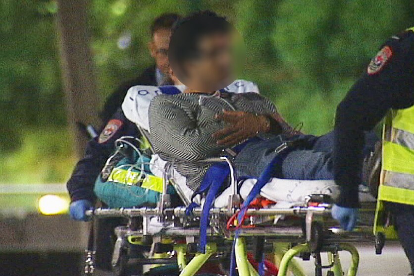 Man escorted to ambulance after Southbank siege