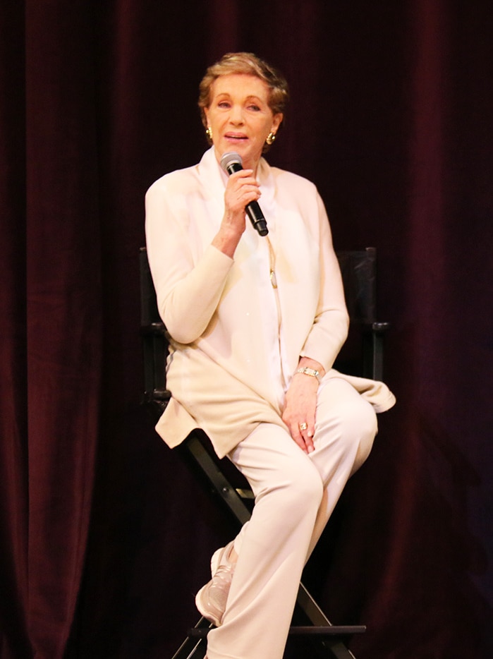 Dame Julie Andrews at a press conference in Brisbane on March 16, 2017