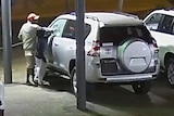 Children are caught on camera damaging a car in Alice Springs.