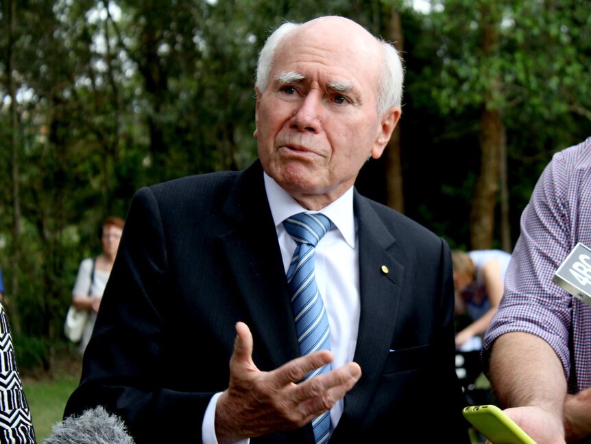 John Howard on the Queensland election campaign