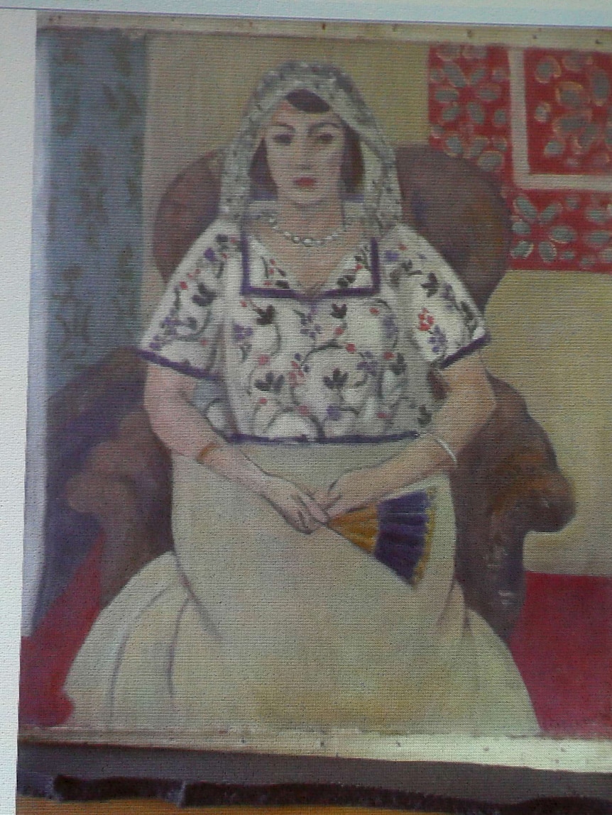 Henri Matisse's Sitting Woman, found in a trove of Nazi-looted art work in Munich.