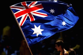 File photo: Australian flag at the cricket (Getty Images: Mark Dadswell)