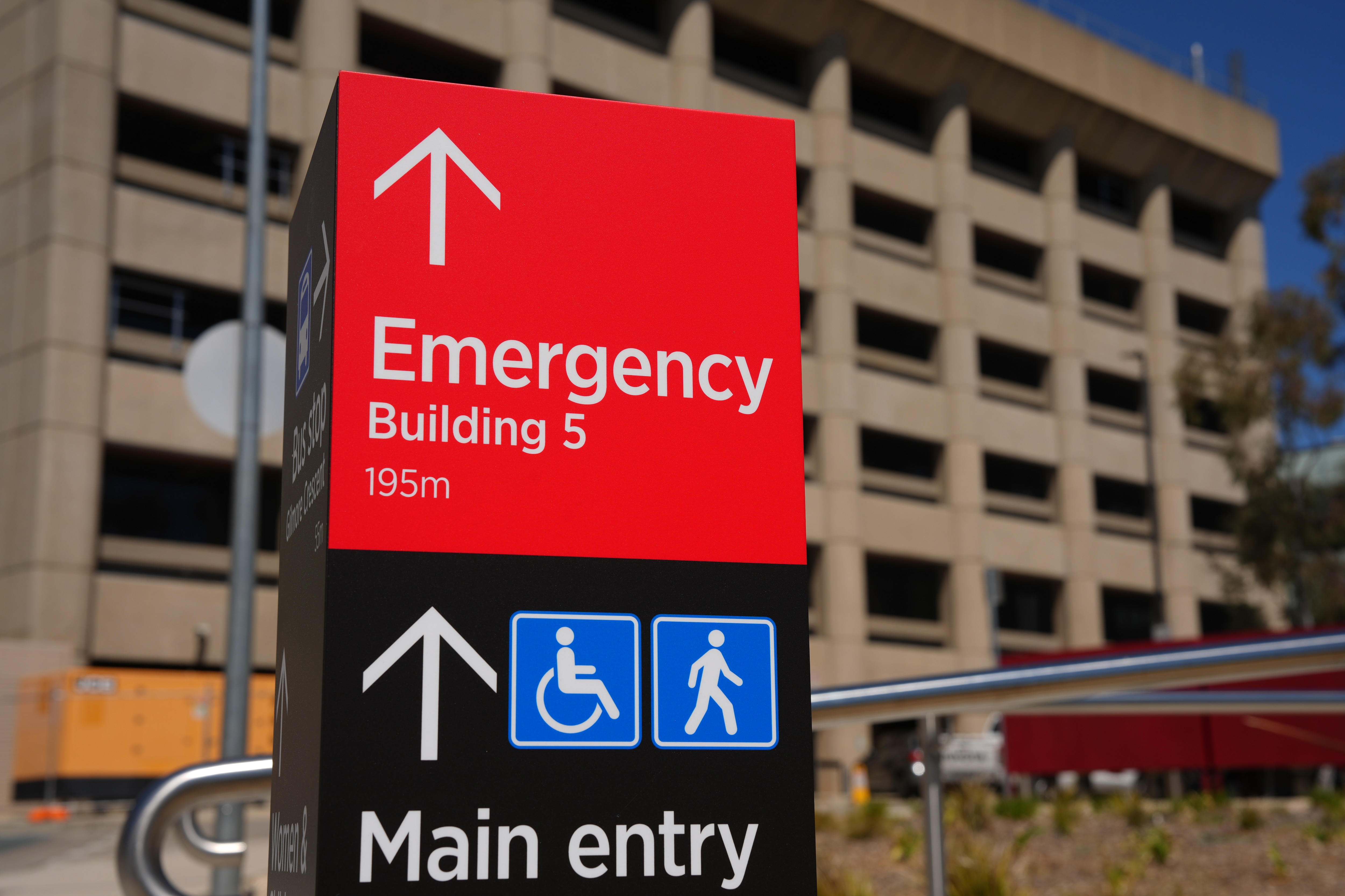 Secure area with one exit left hospital staff trapped by armed patient
