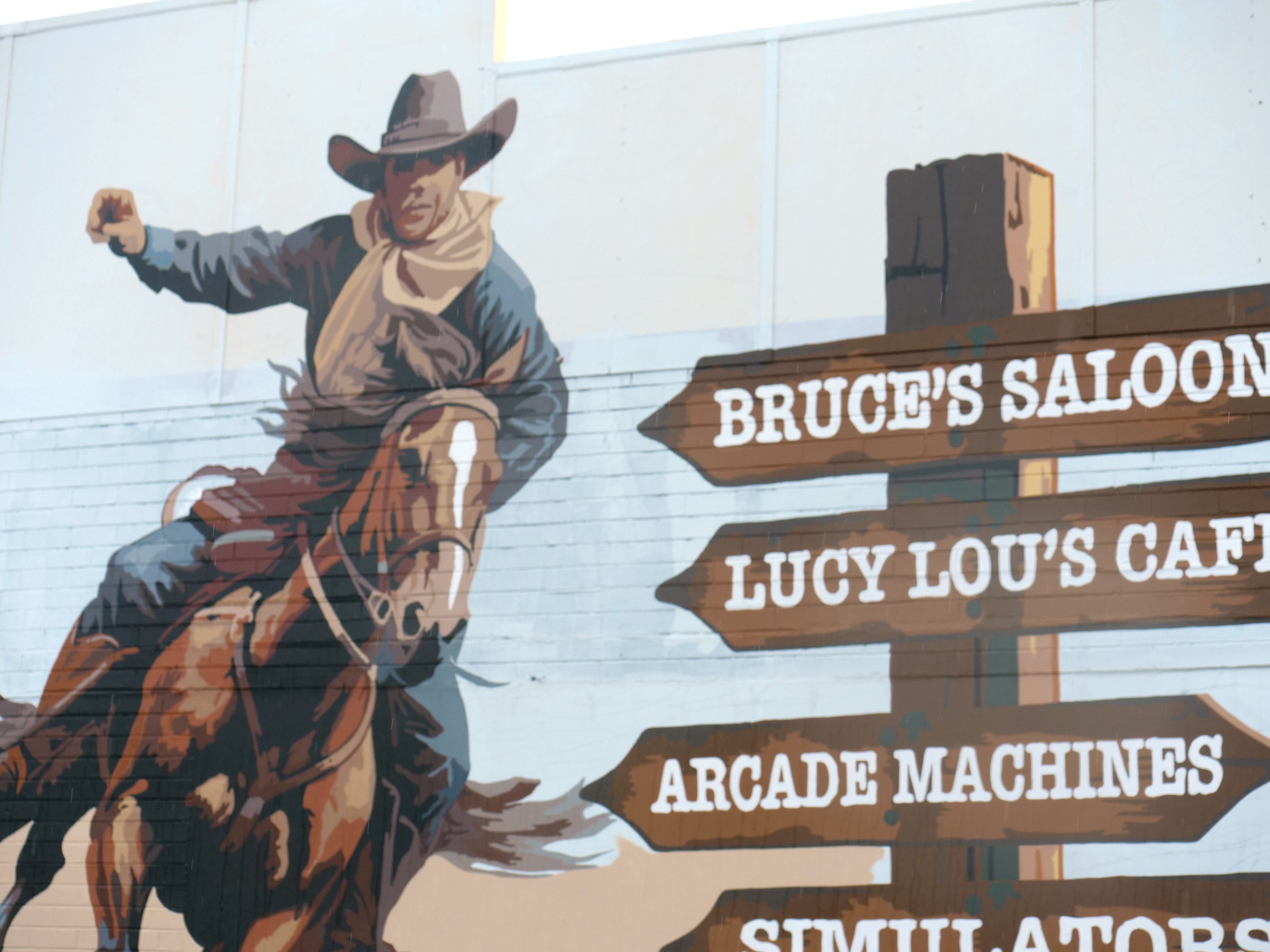 Sign painter and 'Walldog' Dave Johnson keeps old craft alive with