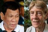 Composite of President Duterte and Sister Patricia Fox