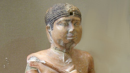 A statue of Pharaoh Neferefre