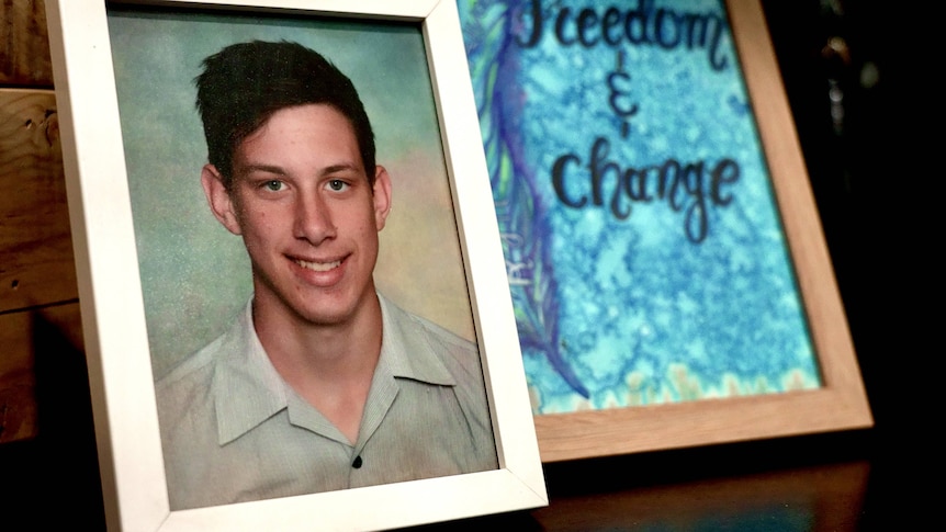 A photo of a teenager's school portrait.