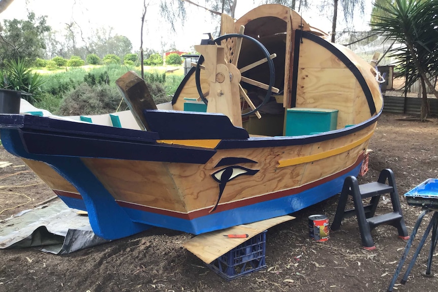 Replica of an Egyptian Felucca.