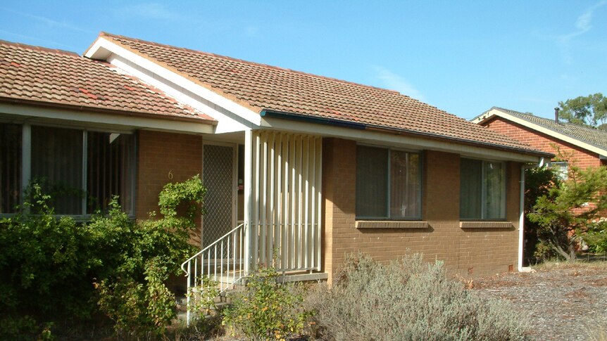 A brick veneer ex-government house from the 1960s.