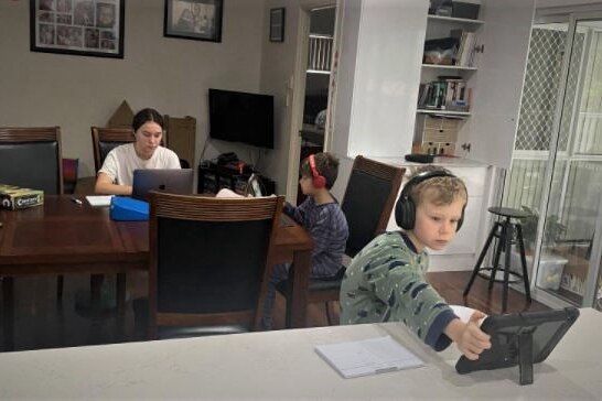 kids sitting at desks