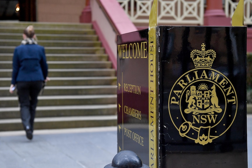 A woman enters NSW parliament