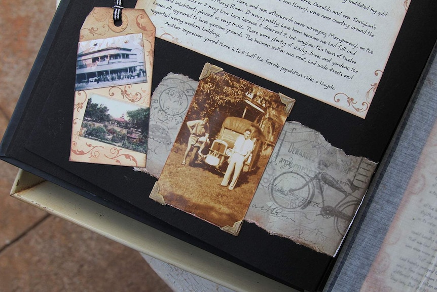 diary extracts and old photos