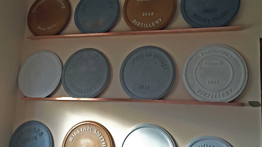 Liquor maker labelled lids