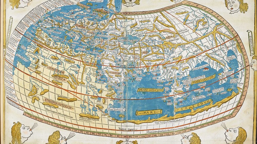 Claudius Ptolemy (c.90-c.168), World Map in Cosmographia, Ulm, 1482.