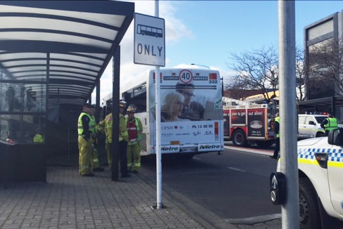 Bus hits pedestrian in Rosny bus mall