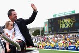 Ponting does a lap of honour