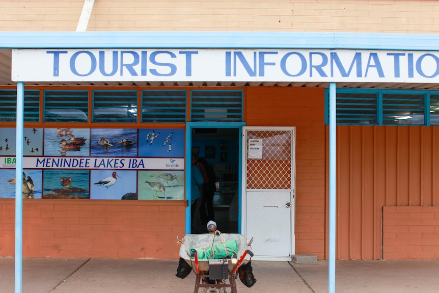 Front of the Menindee tourist information centre