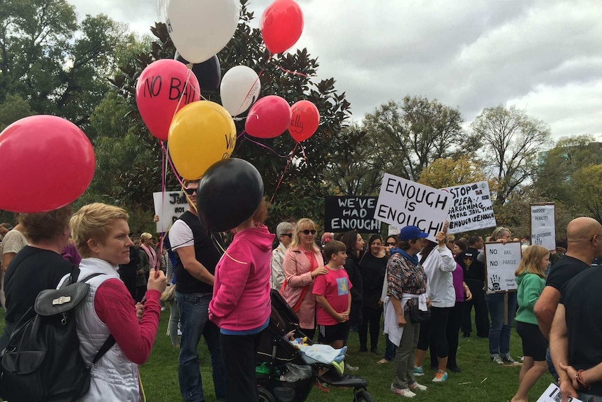 Enough is Enough demonstration in Melbourne