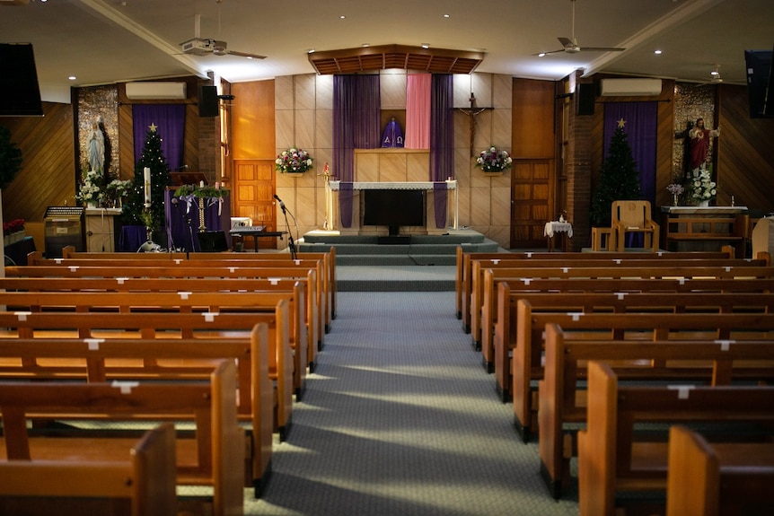 Interior of a church.