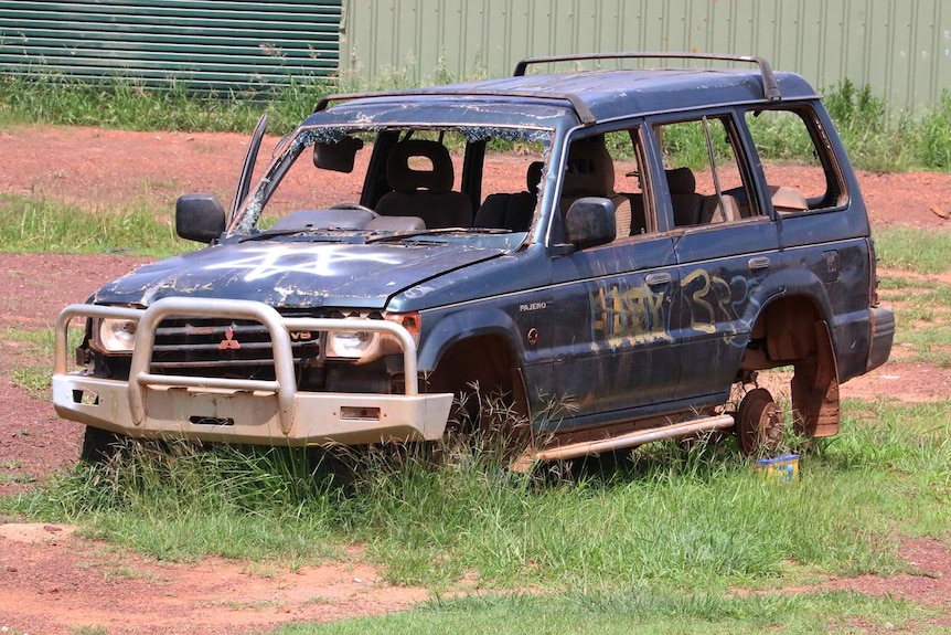 Abandoned car at Wadeye.