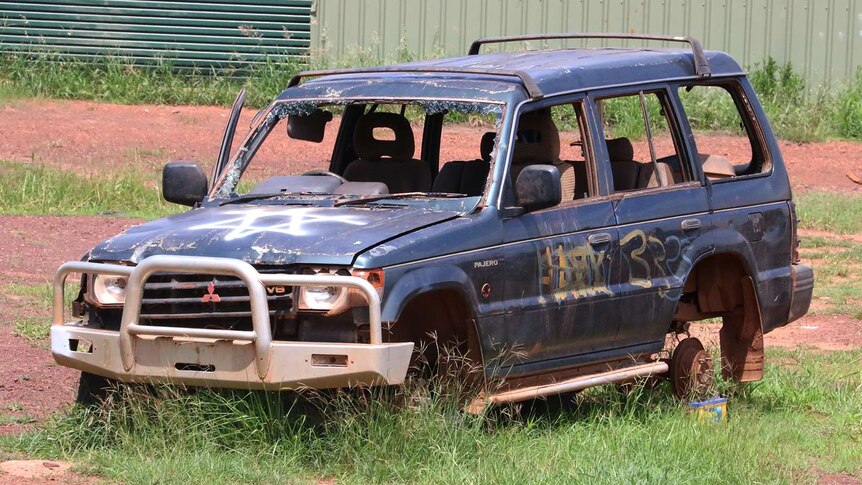 Abandoned car at Wadeye.