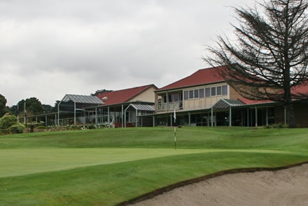 Launceston Golf Club clubhouse and greens