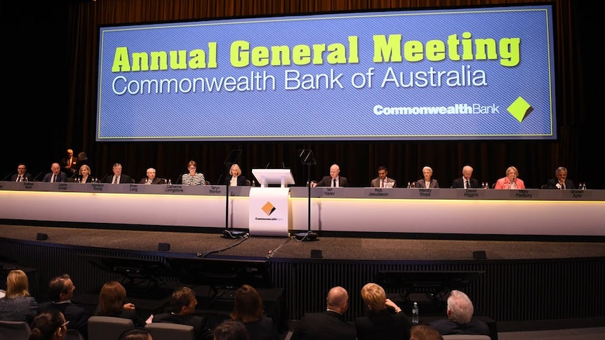 CBA board faces shareholders at an AGM