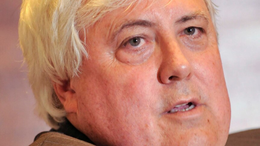 Scathing attack: Clive Palmer.