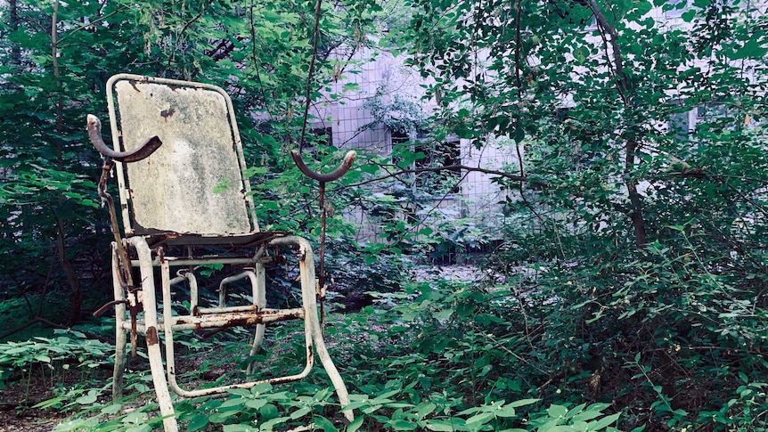 Pripyat hospital near the Chernobyl reactor in Ukraine