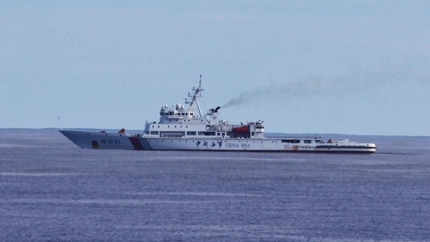 Chinese patrol ship Haixun 01 searches for MH370