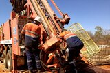 Exploration drilling in Jervois, north-east of Alice Springs