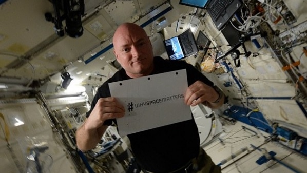 Astronaut Scott Kelly calls for entries for the #WhySpaceMatters photo competition aboard the ISS