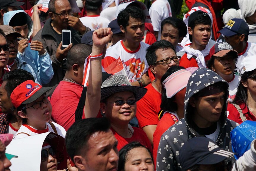 Indonesian unity march
