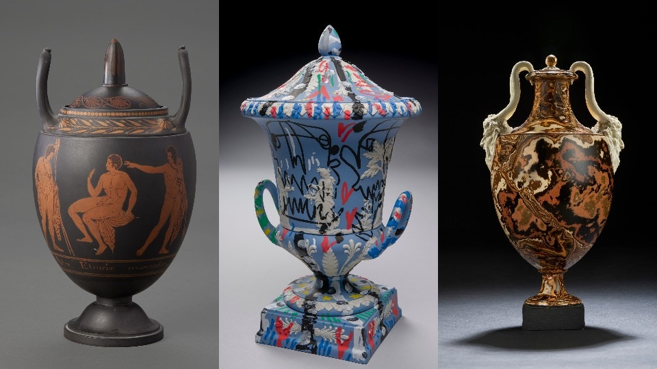 Three Wedgwood vases 