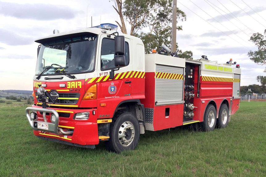 Picture of a specialised fire truck used to fight peat fires.