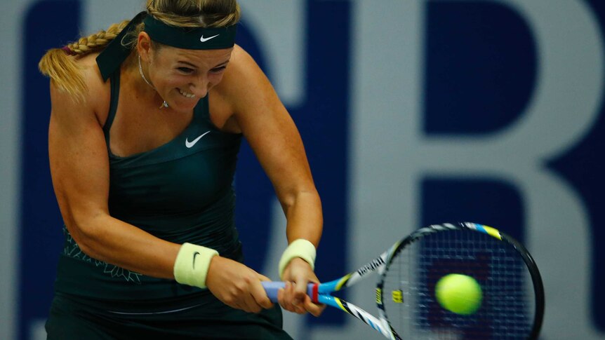Victoria Azarenka claimed the Linz title in straight sets.