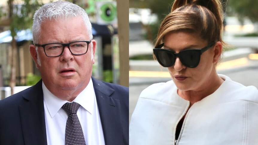 Former WA treasurer Troy Buswell repeatedly kicked his wife as she lay on floor, court told