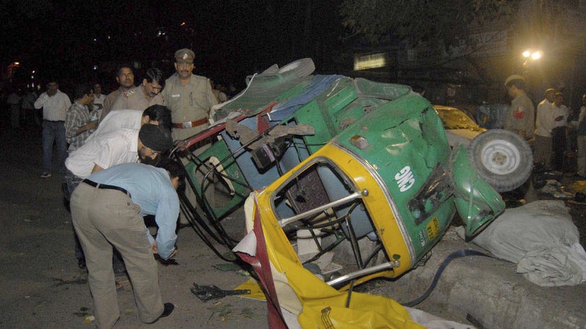 Police investigate New Delhi bombing