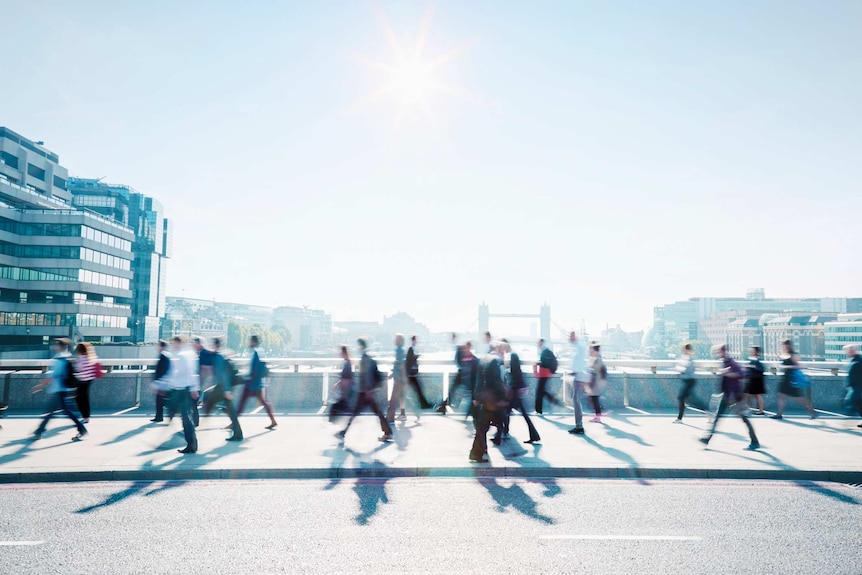 People walking in the city