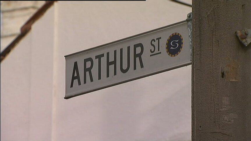 Arthur Street, South Yarra, where a woman was tied up with a phone charger and robbed.