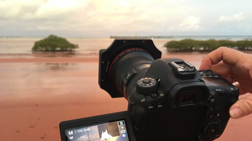 Pamela Jennings' camera settings for capturing a good sunset shot